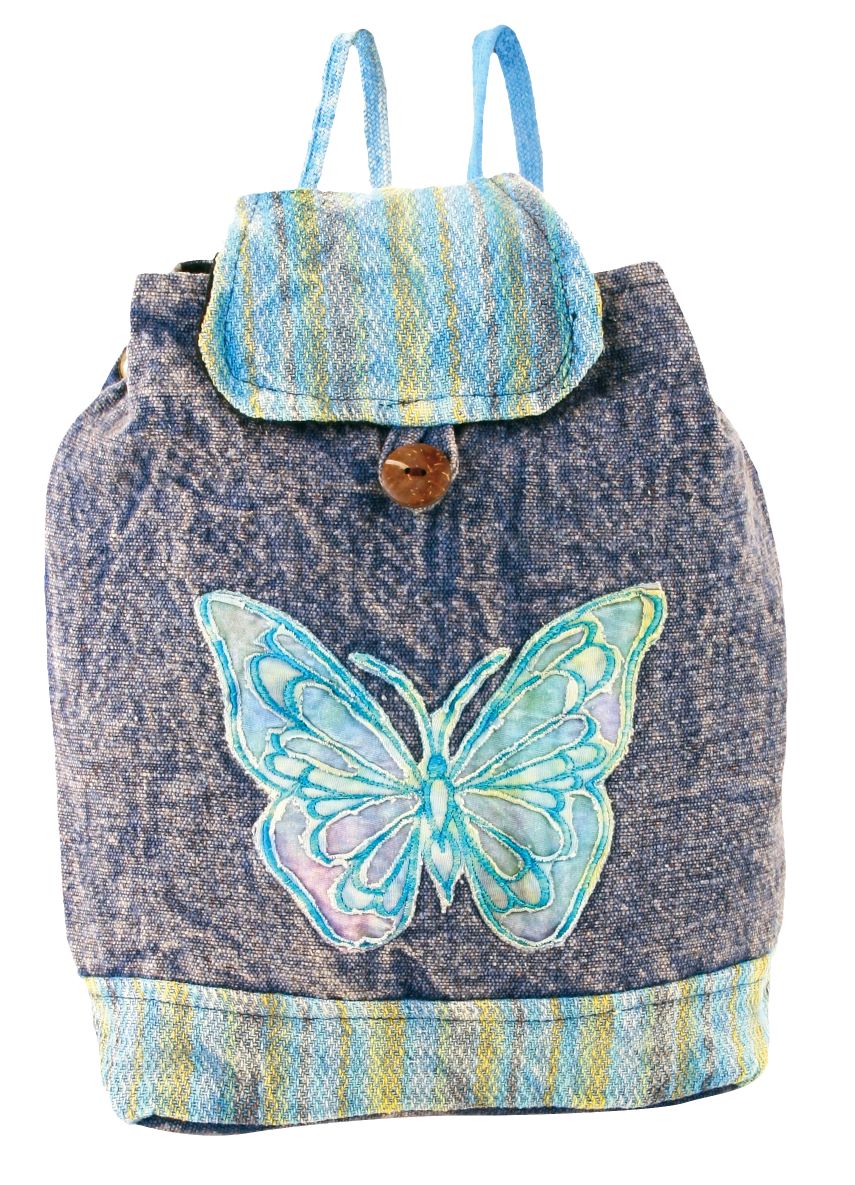 Butterfly Drawstring Back Pack