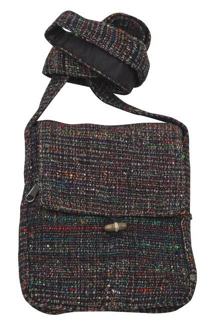 Woven Silk Passort Bag